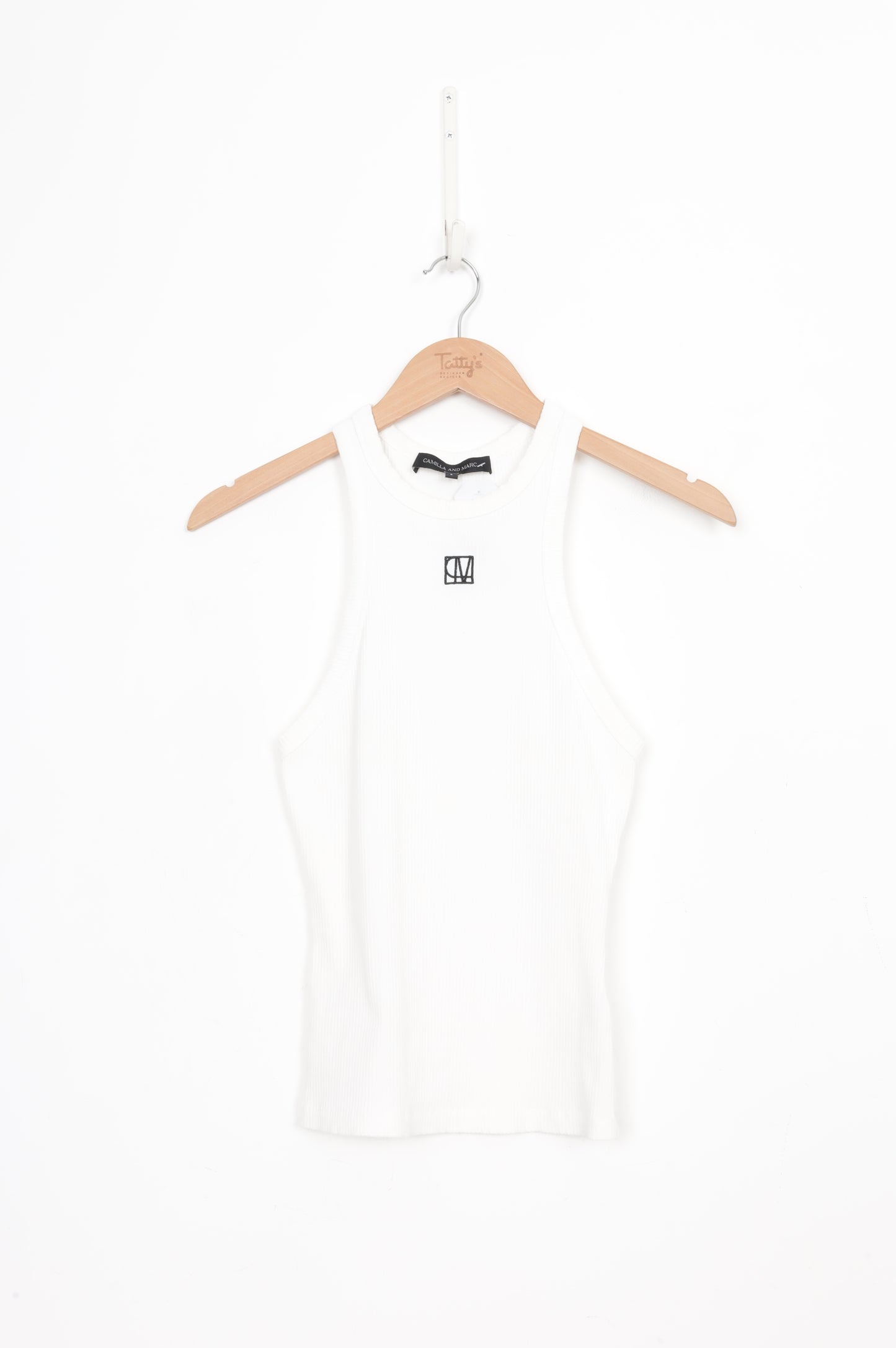 Camilla and marc Womens White Singlet Size 8