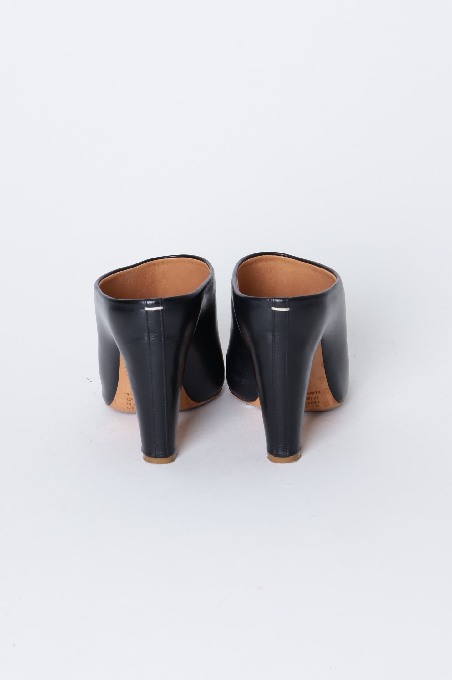 Maison Martin Margiela Womens Black Shoes Size EU 38