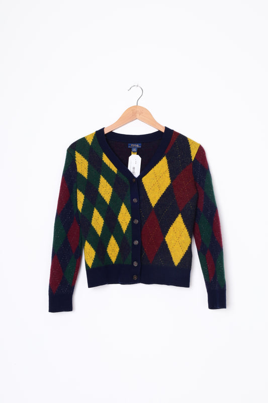Polo Ralph Lauren Kids Blue Cardigan Size 16
