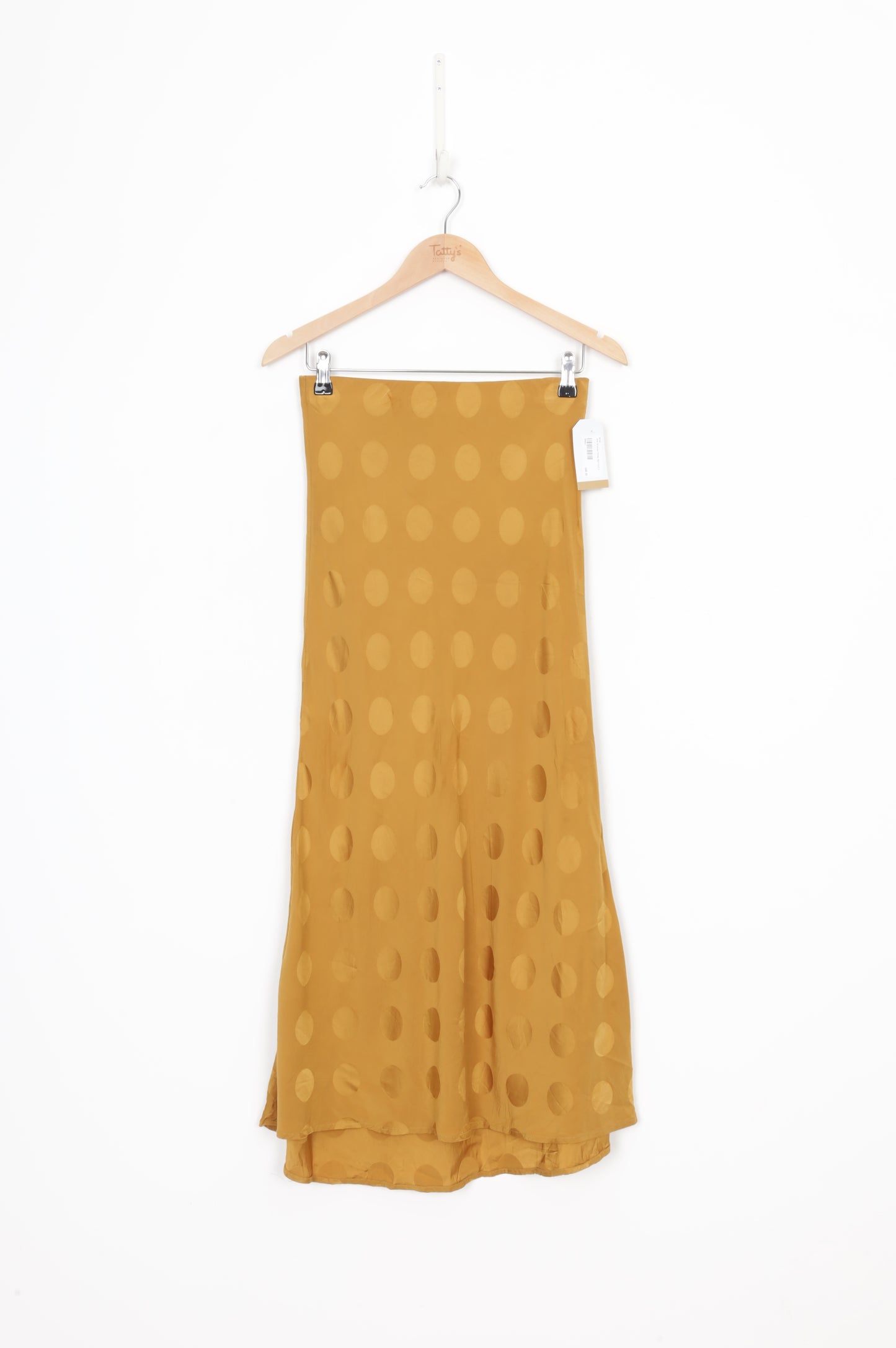 Dom Womens Yellow Skirt Size 8