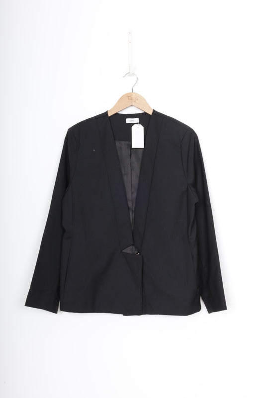 Liam Womens Black Blazer Size UK 12