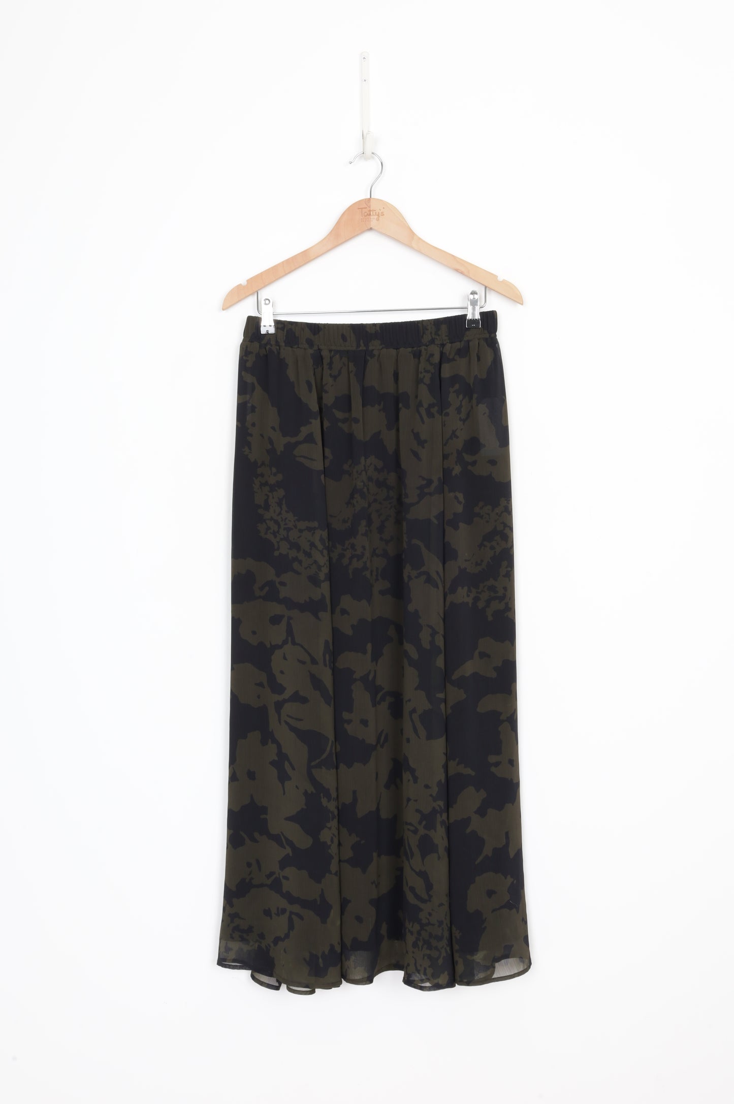 Juliette Hogan Womens Green Maxi Skirt Size 10