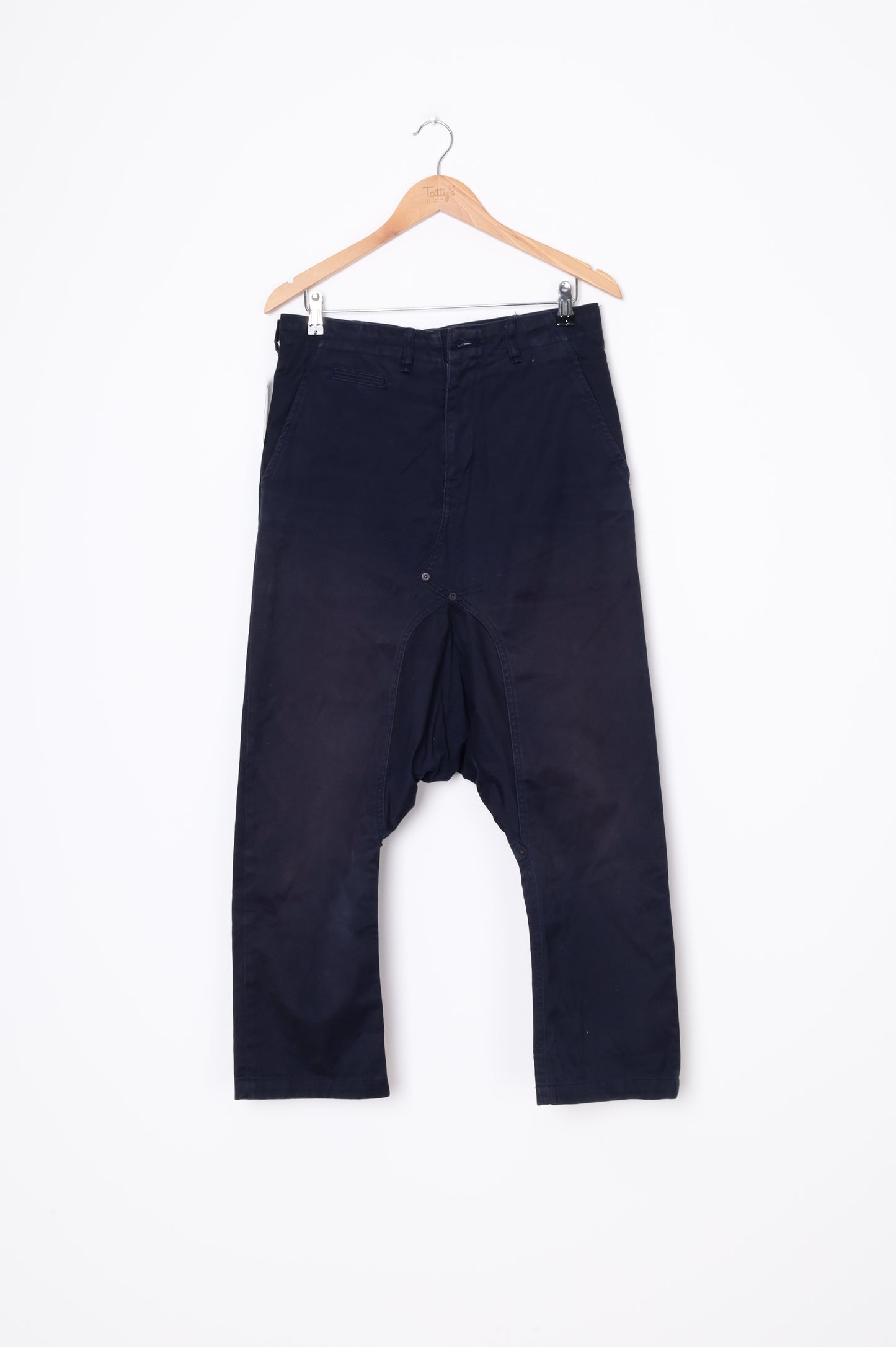 Ganryu Comme Des Garcons Mens Blue Pants Size M