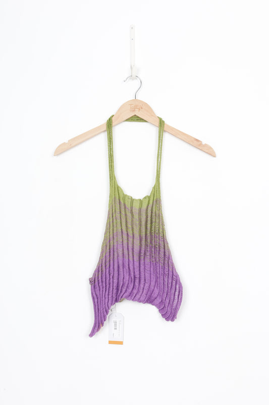 Grax Knits Womens Purple Top Size S