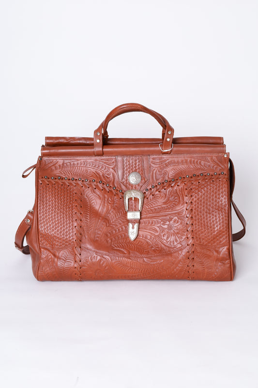 American West Womens Brown Bag Size L
