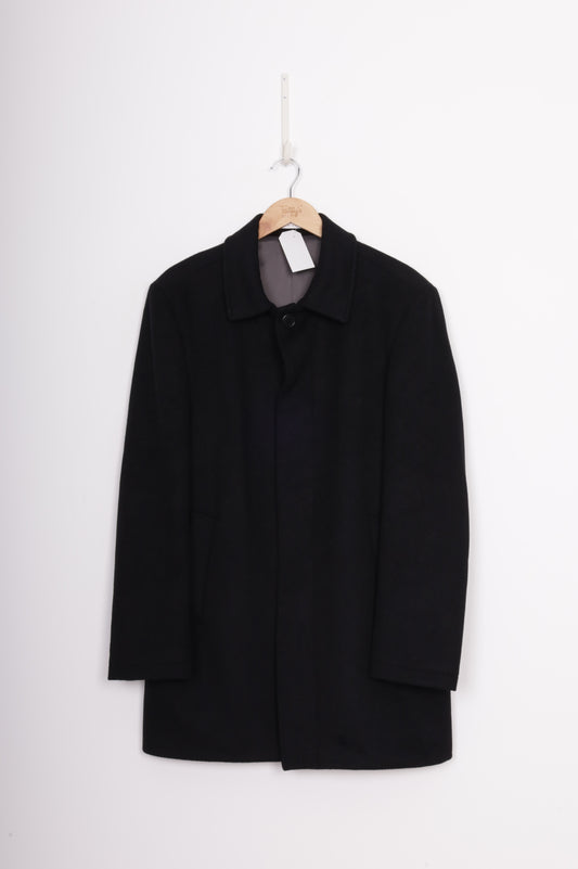 Working Style Mens Black Coat Size L