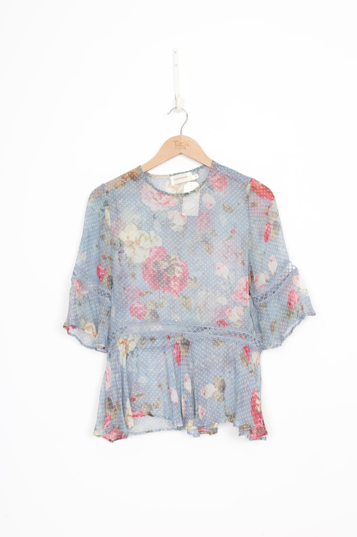 Zimmermann Womens Blue Top Size 0