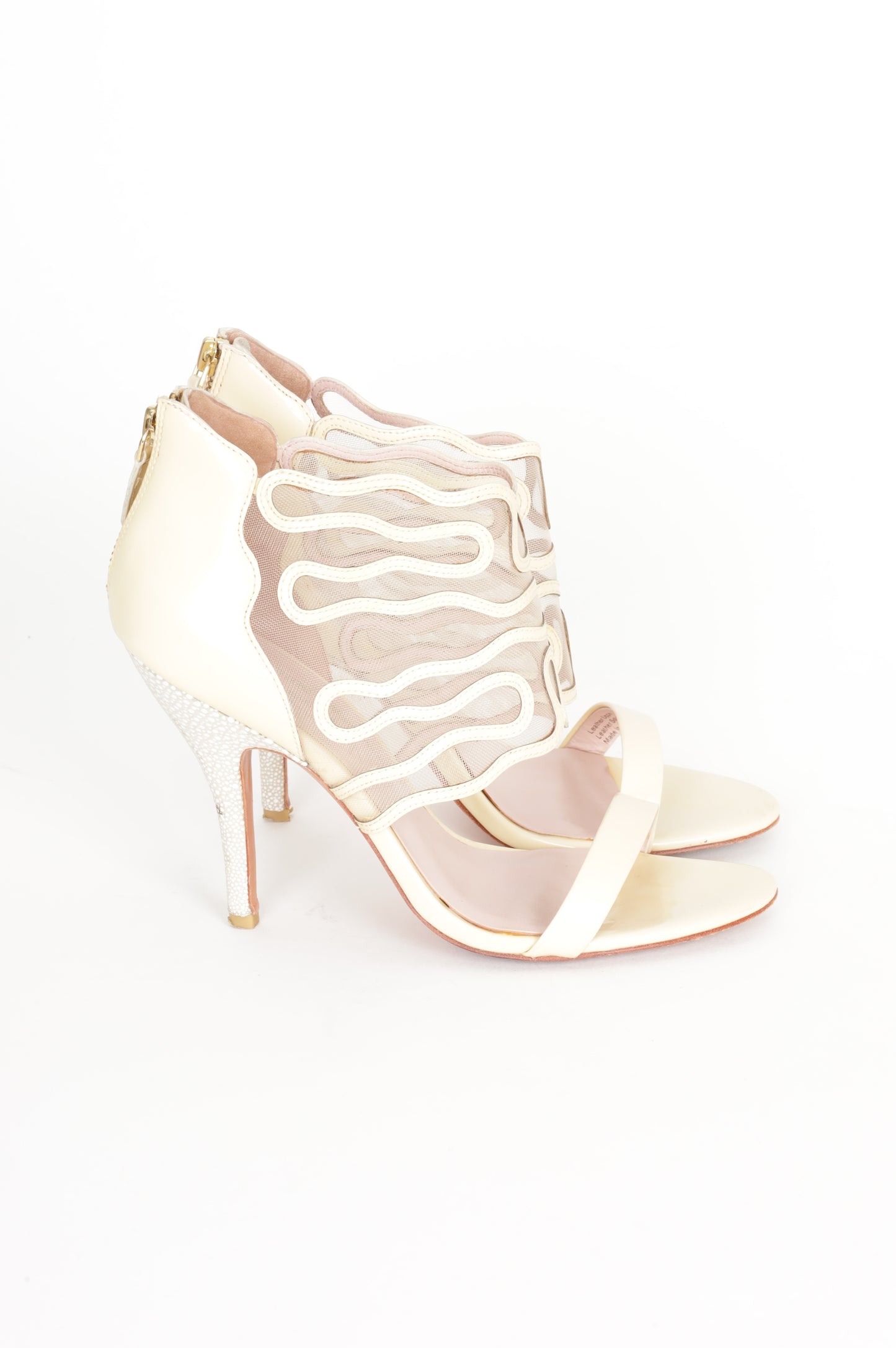 Vivienne Westwood Womens Cream Heels Size 39
