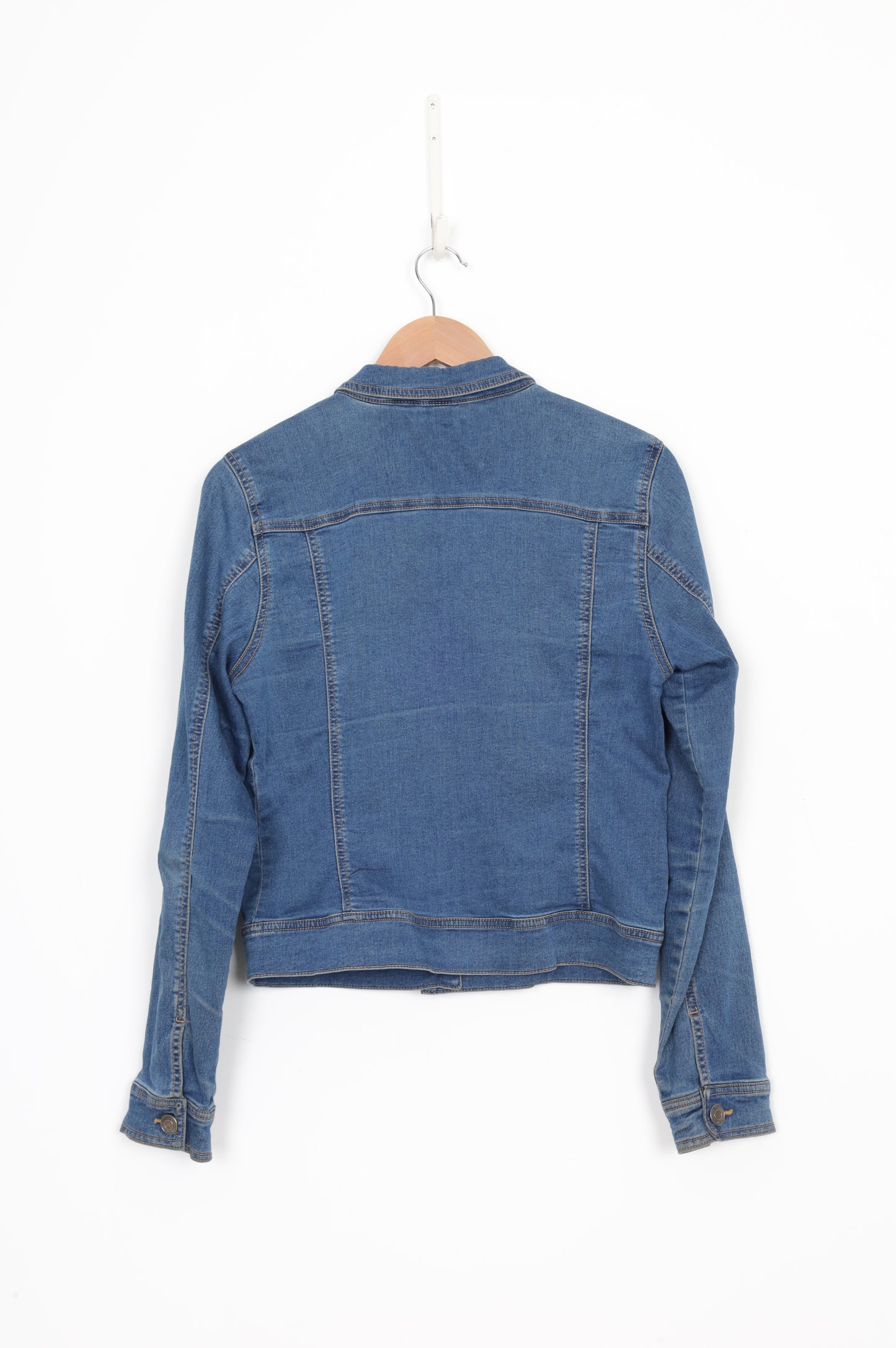 Jacqueline De Yong Womens Blue Jacket Size L