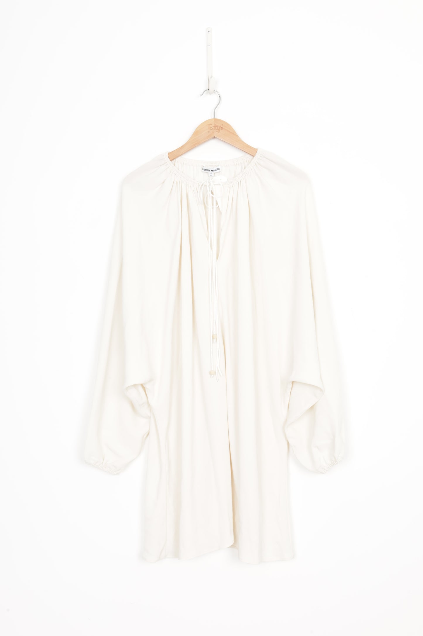 Elizabeth & James Womens Cream Dress Size 4