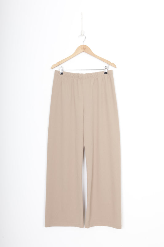 Caitlin Crisp Womens Beige Pants Size UK 12