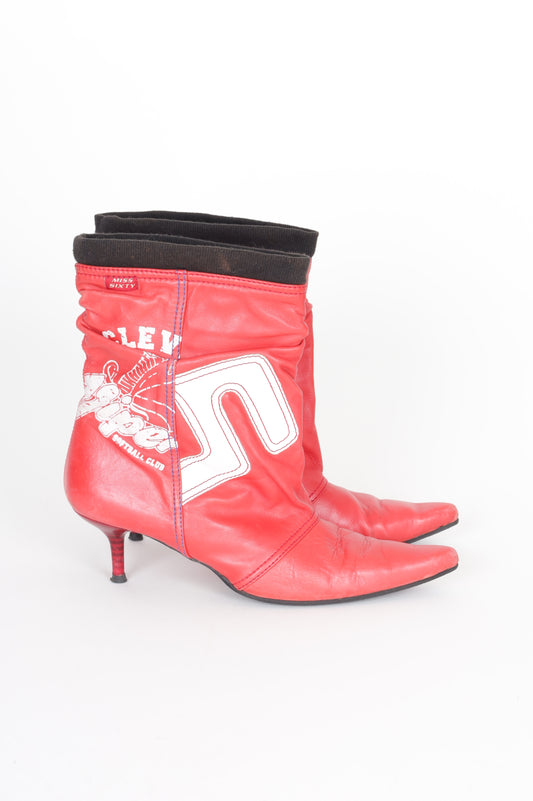 Miss Sixty Womens Red Heels Size EU 39