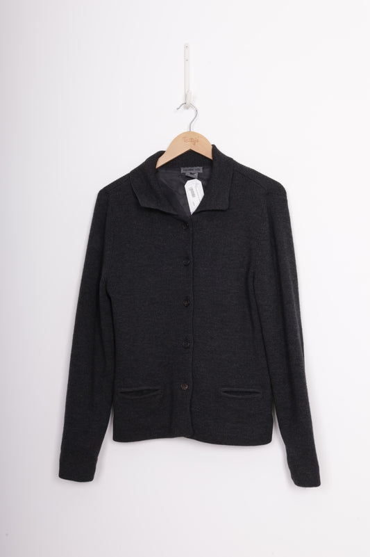 Caroline Sills Womens Grey Cardigan Size 1