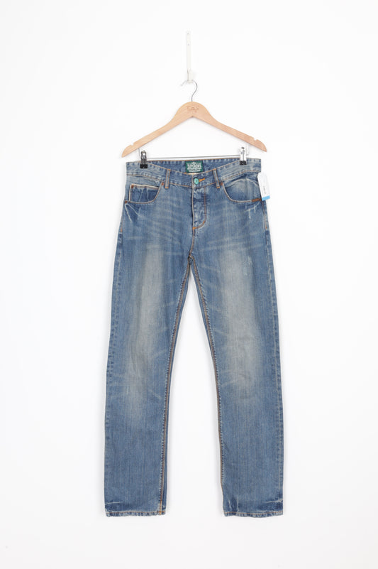 Superdry Mens Blue Jeans Size W 32
