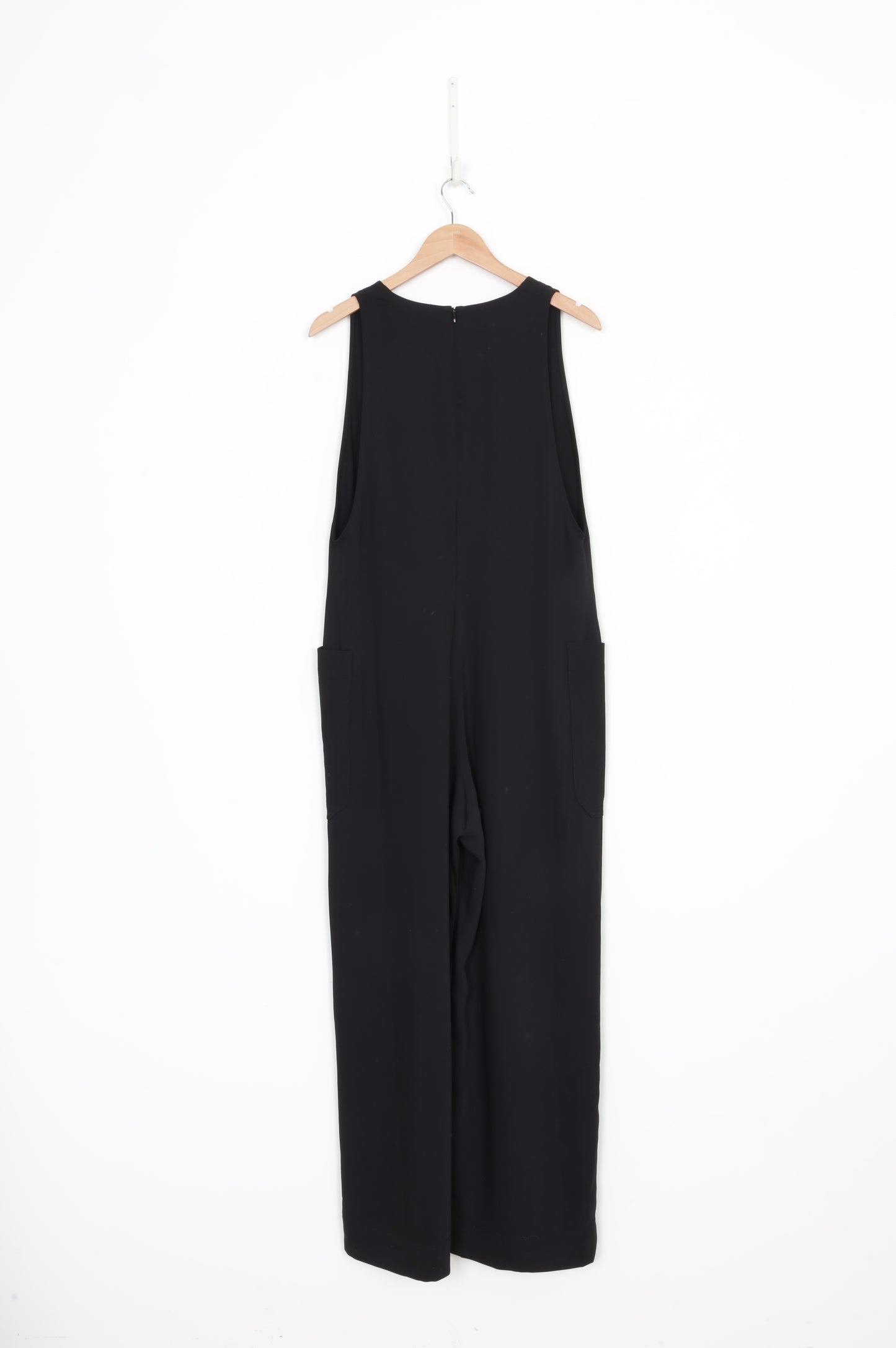 Veronika Maine Womens Black Jumpsuit Size L