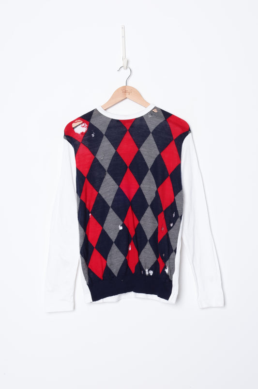 Comme Des Garcons Mens White Top Size S