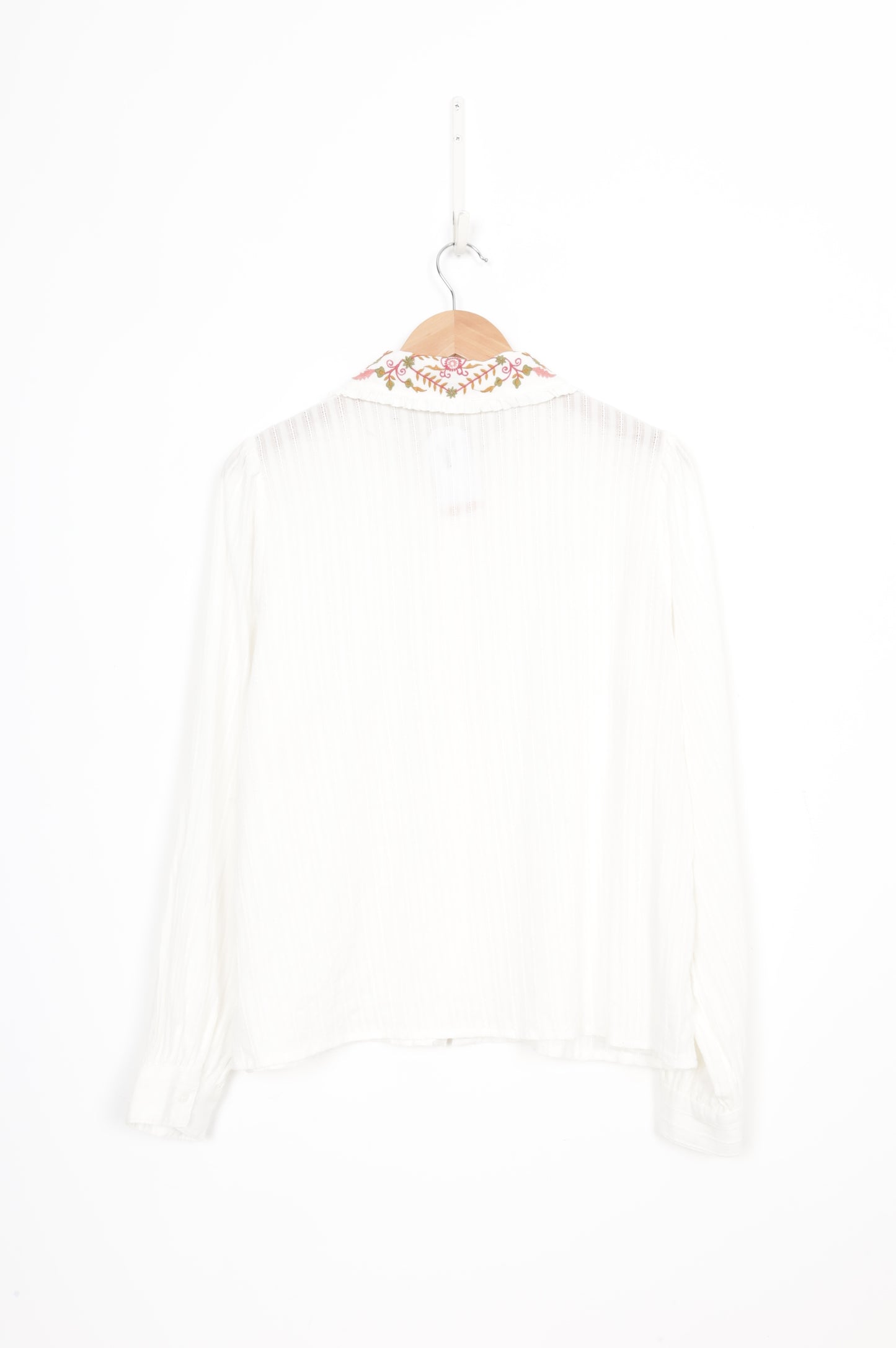 Sezane Womens White Shirt Size 44