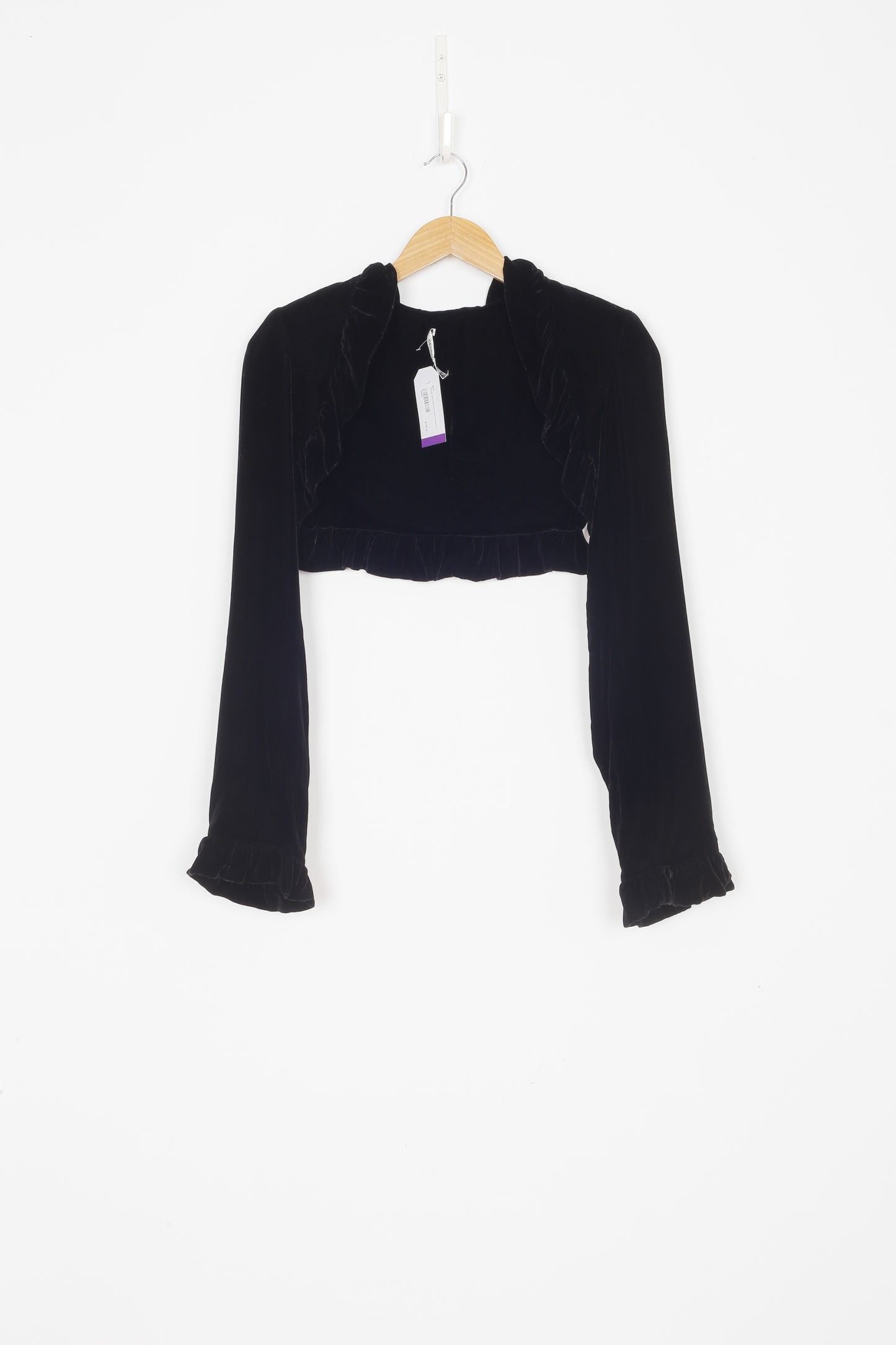 Georgia Alice Womens Black Top Size 8
