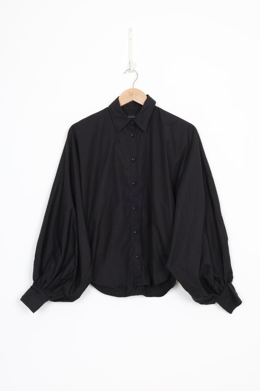 madeintomboy Womens Black Shirt Size XXS