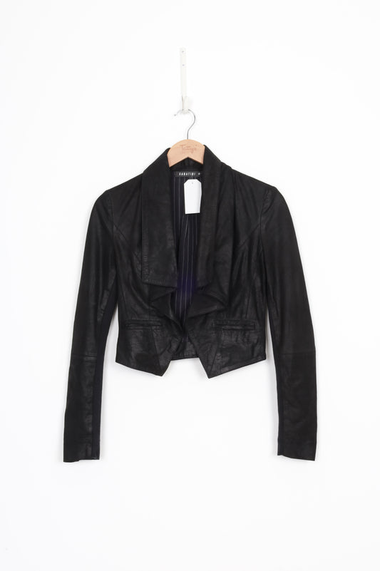 Sabatini Womens Black Jacket Size XS
