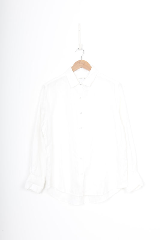 Assembly Label Womens White Shirt Size 10