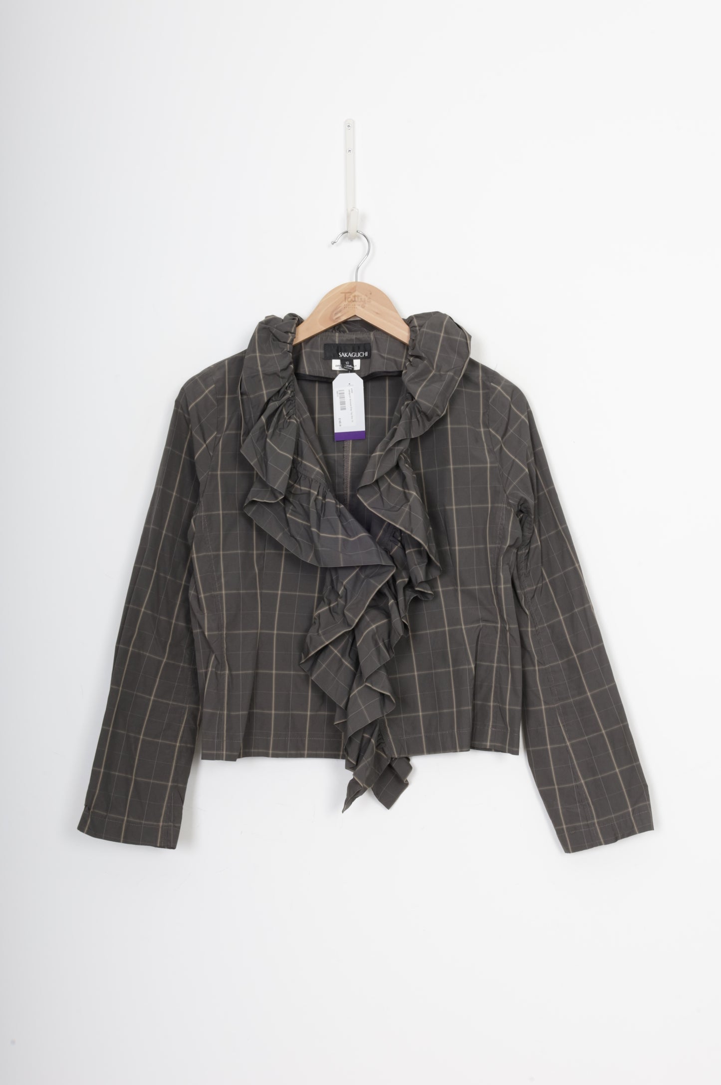 sakaguchi Womens Grey Top Size 10