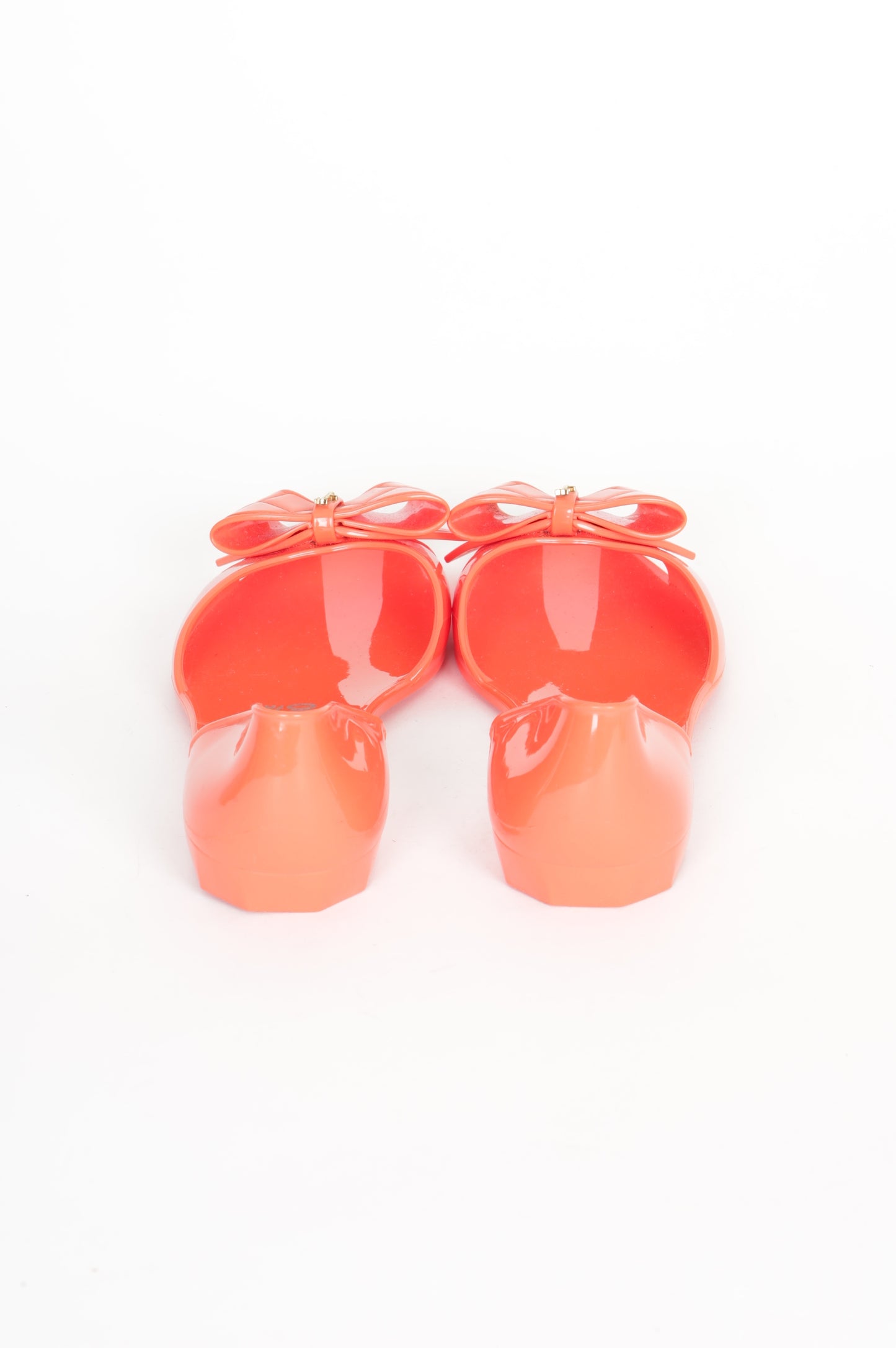 Ferragamo Womens Orange Shoes Size EU 39.5