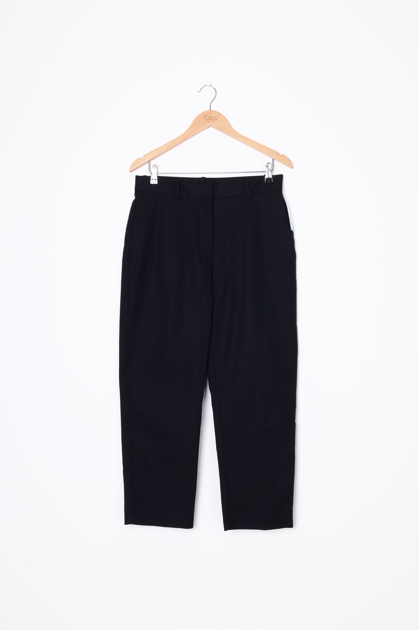 Calvin Klein Womens Black Pants Size 10