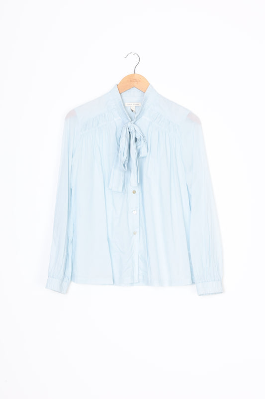 Ingrid Starnes Womens Blue Top Size 8