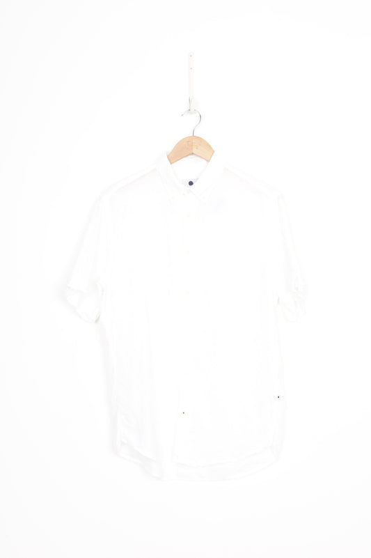 NNO7 Mens White Shirt Size S