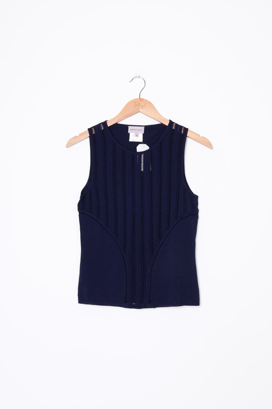 Versace Classic Womens Blue Top Size 44