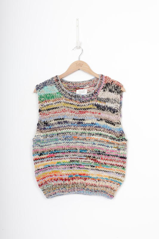 Toast Womens Beige Vest Size M