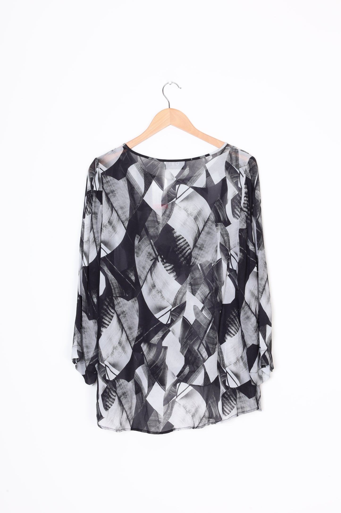 Obi Womens Grey Blouse Size 12