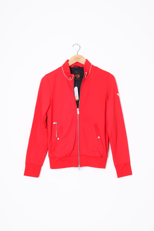 Y-3 Yohji Yamamoto Adidas Womens Red Jacket Size S