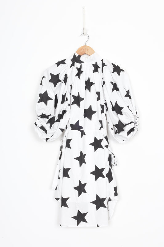 lav plan Womens White Dress Size S