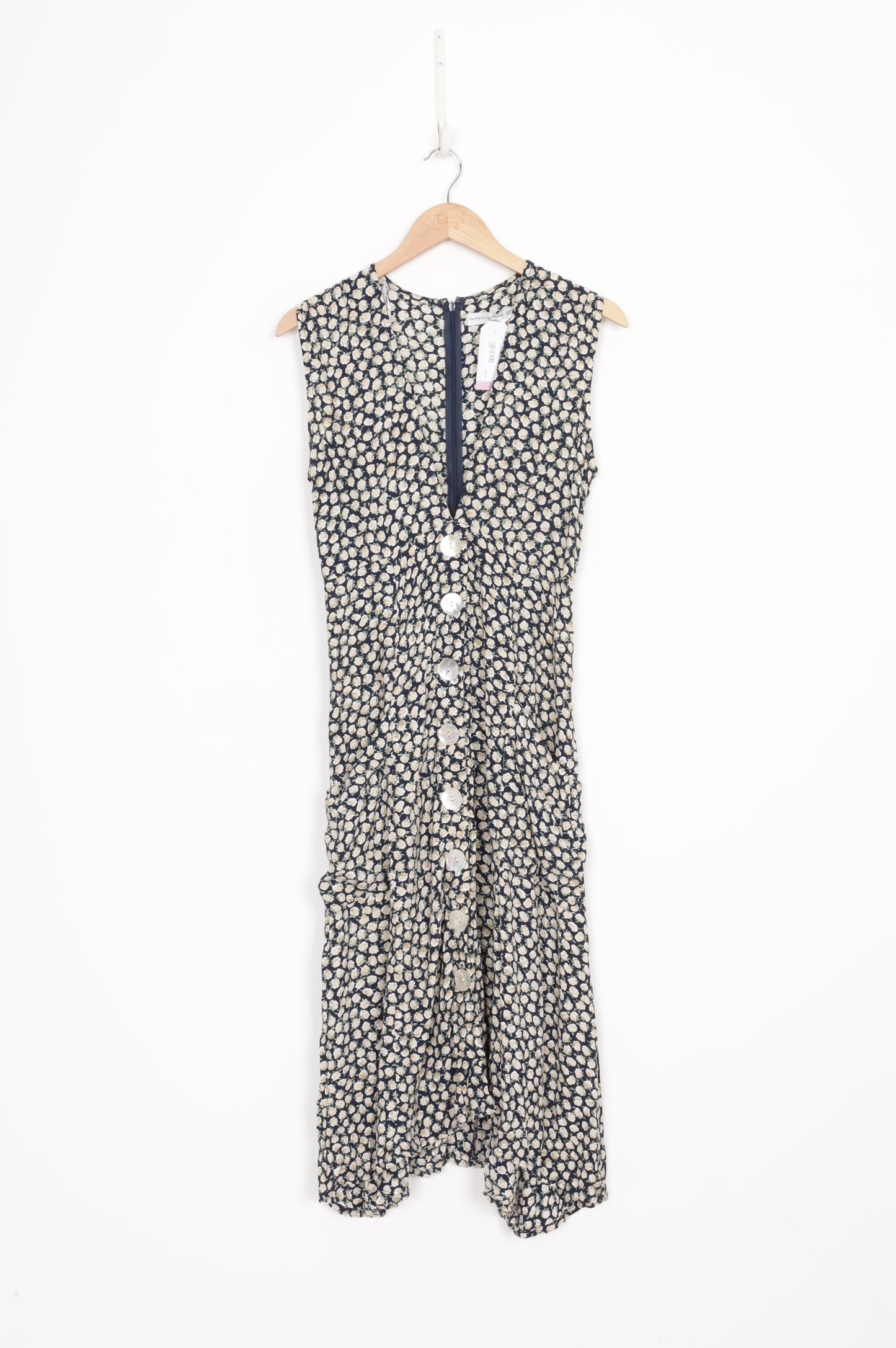 Faithfull the Brand Womens Blue Dress Size 10