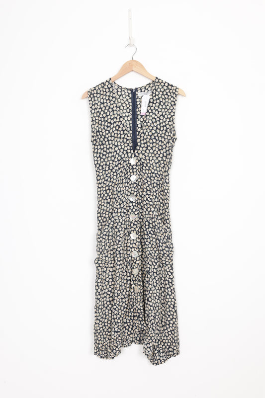 Faithfull the Brand Womens Blue Dress Size 10