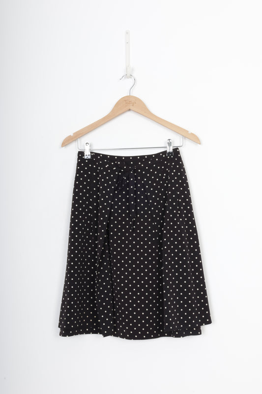 Elle Paris Womens Black Skirt Size 40