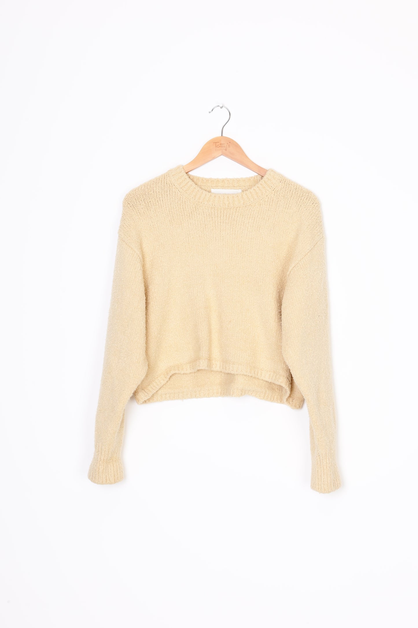 Missing You Already Womens Yellow Jumper Size O/S