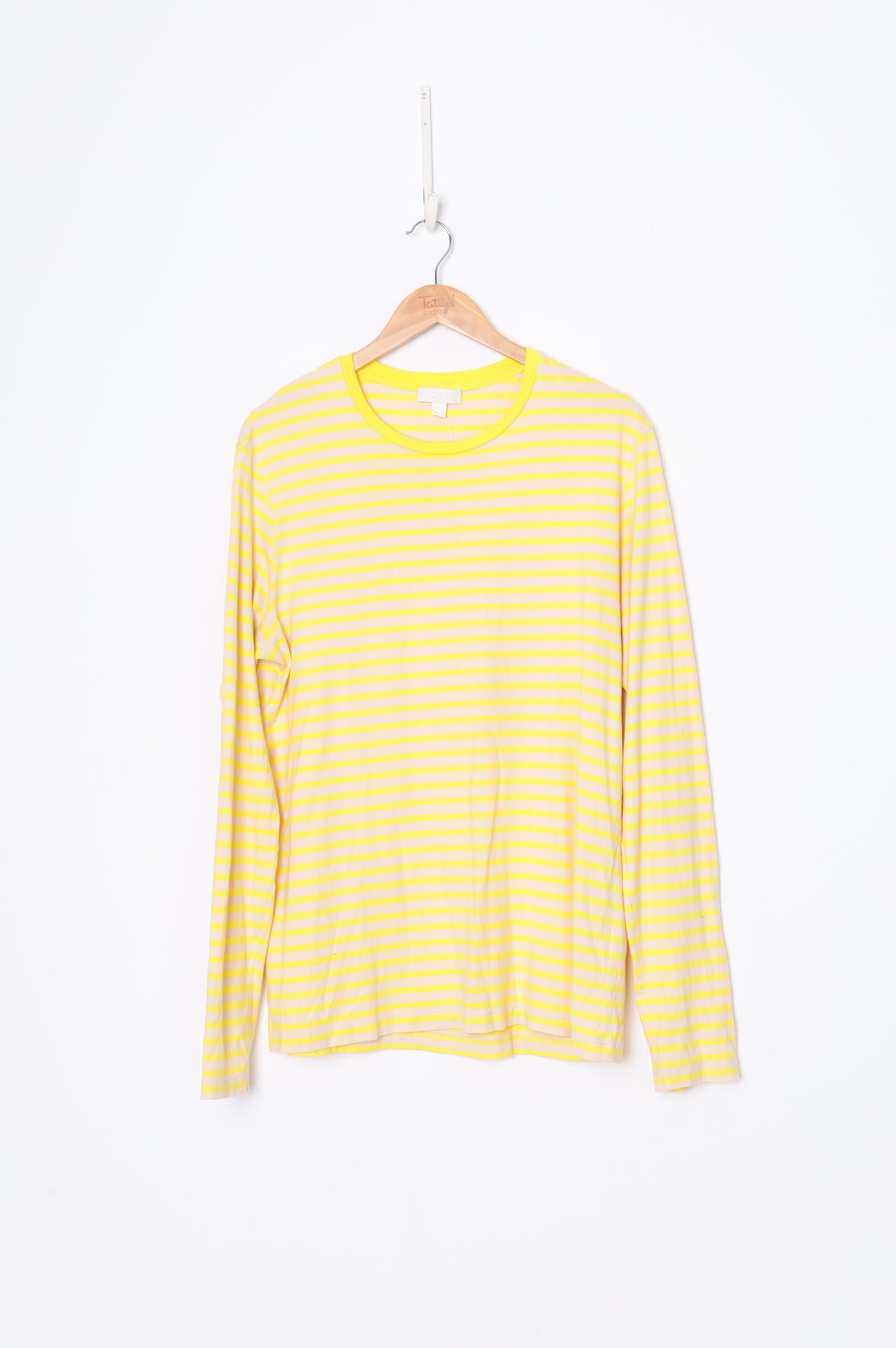 Cos Mens Yellow T-shirt Size L