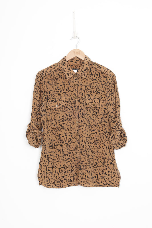 Sportscraft Womens Brown Shirt Size 10