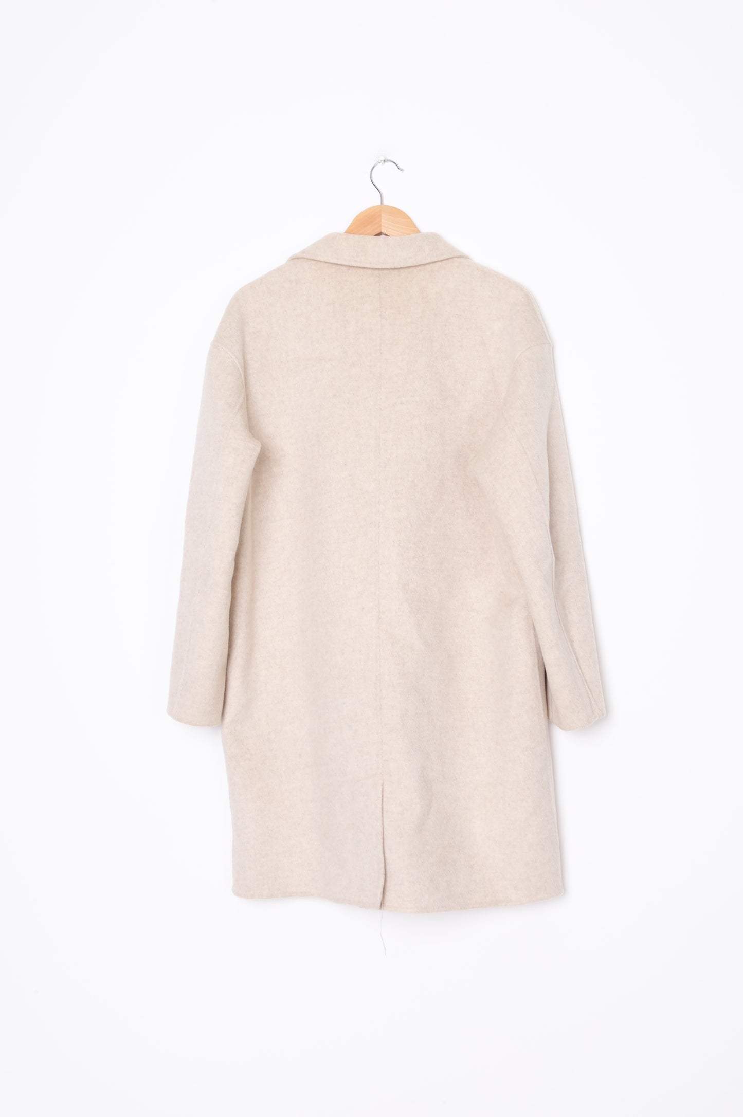 Assembly Label Womens Beige Coat Size M