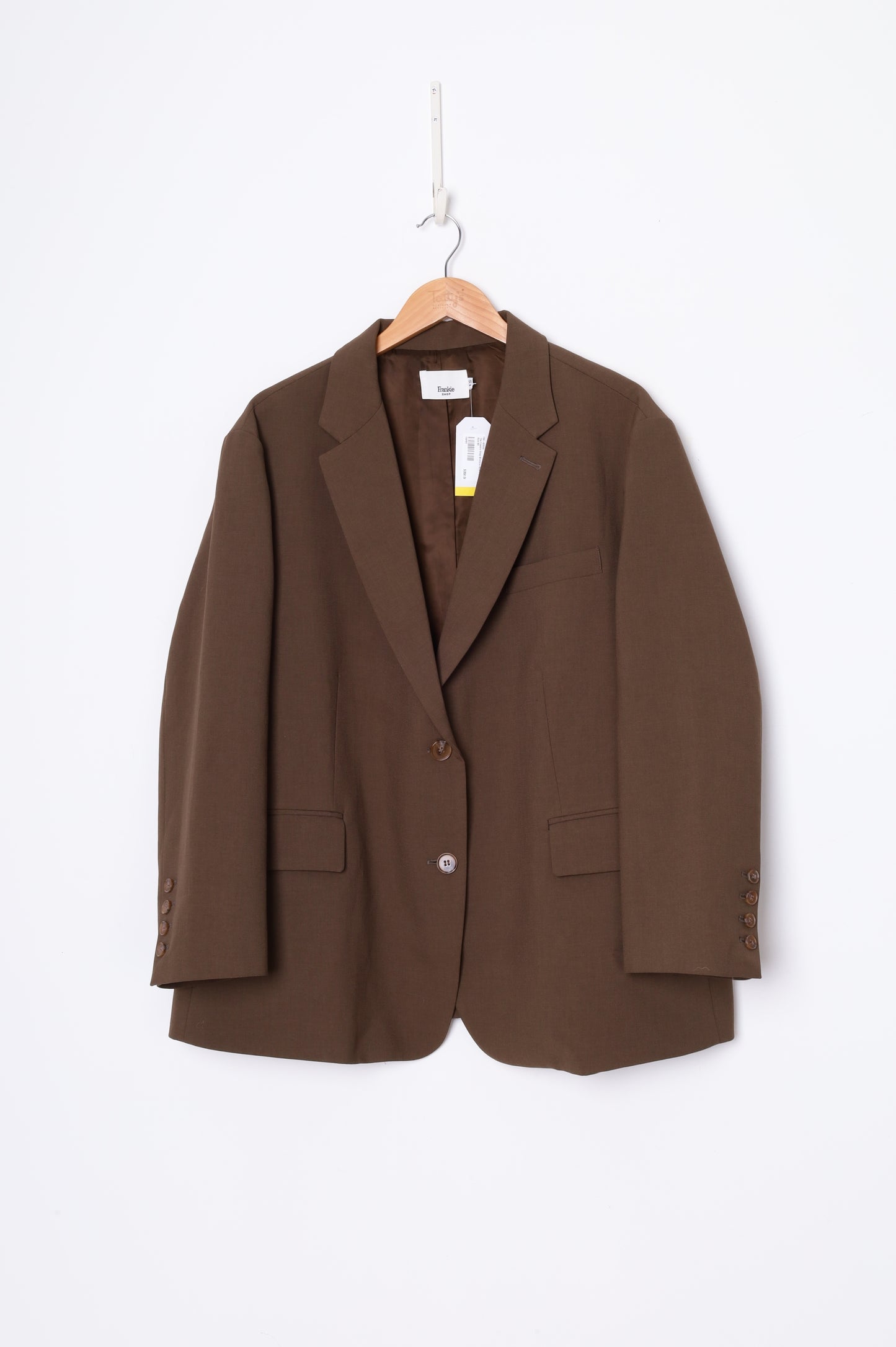 The Frankie Shop Womens Brown Blazer Size XS