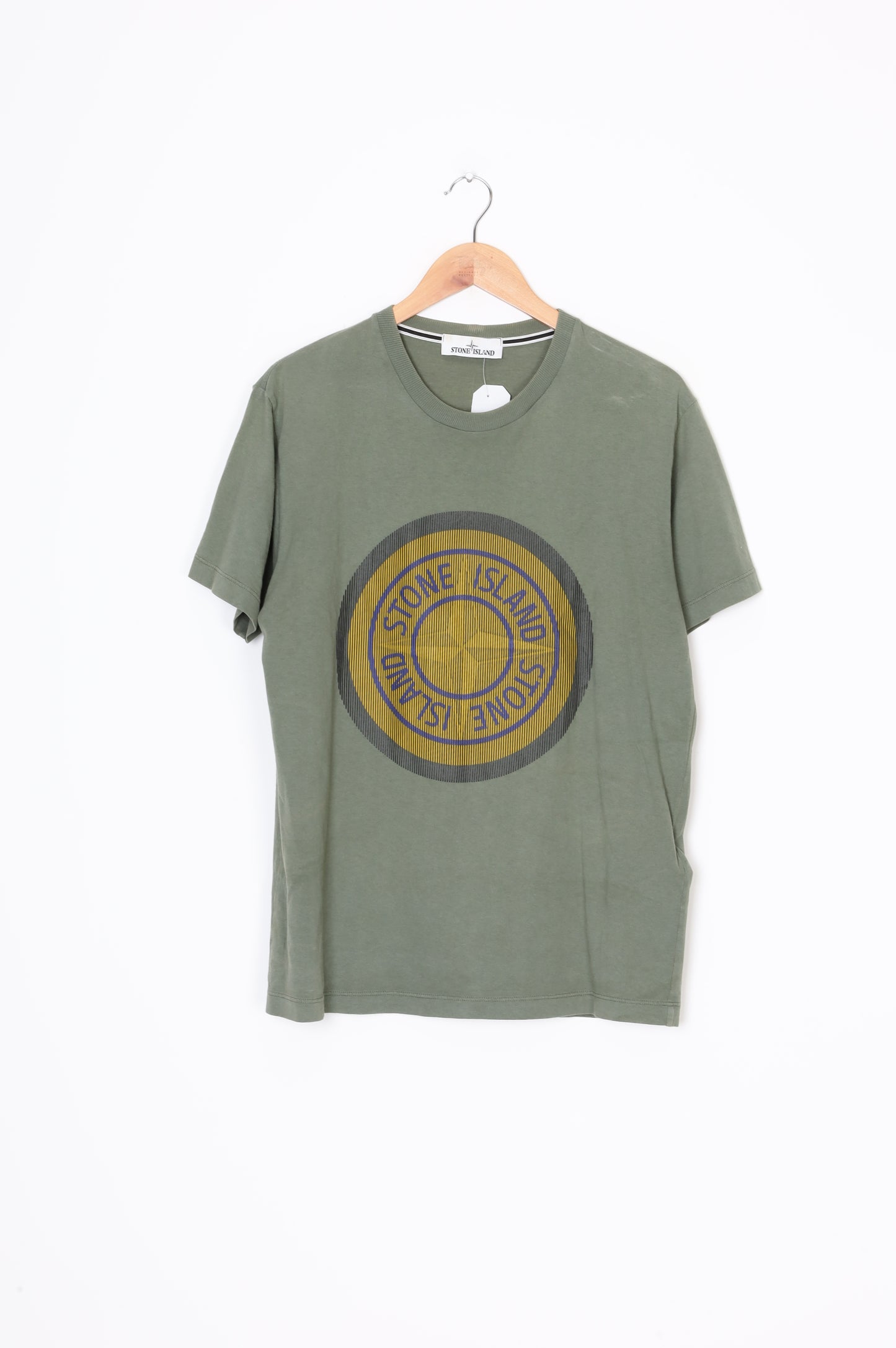 Stone Island Mens Green T-shirt Size L