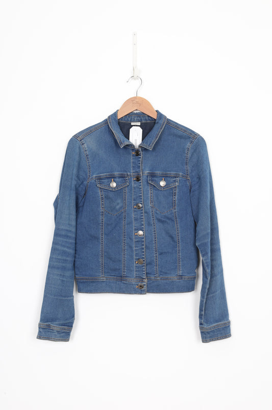 Jacqueline De Yong Womens Blue Jacket Size L