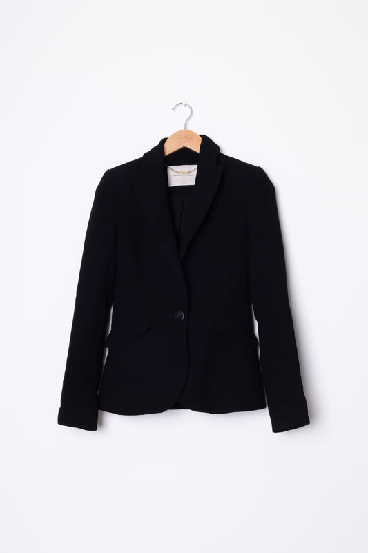 Camilla and marc Womens Black Blazer Size 6