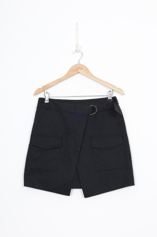 Sass & Bide Womens Black Mini Skirt Size 10