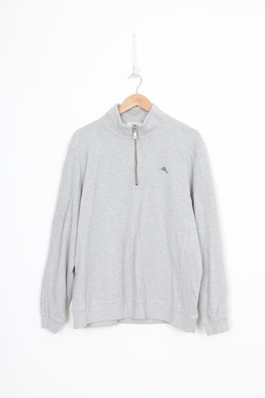 Tommy Bahama Relax Mens Grey Sweatshirt Size M