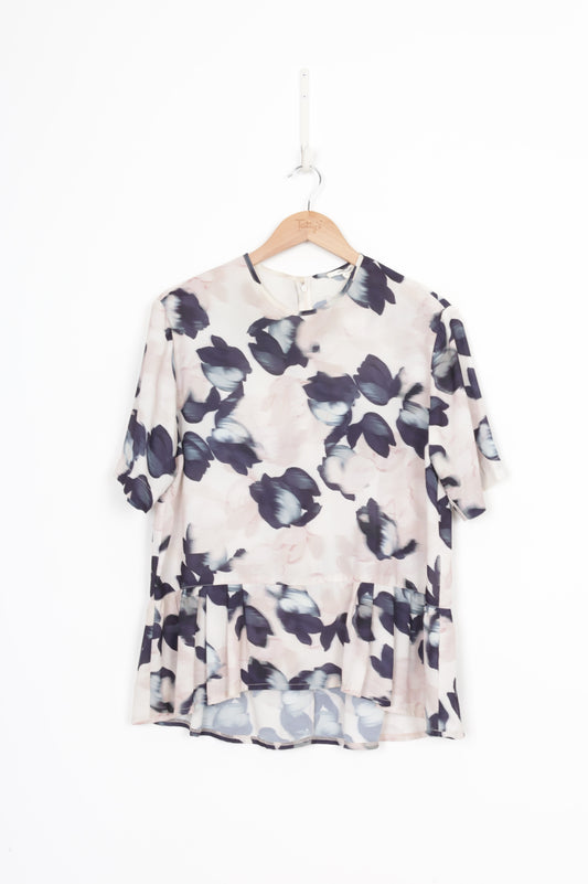 juliette hogan Womens White Top Size 6