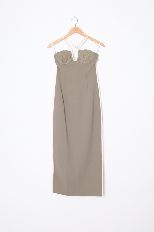 Paris Georgia Womens Green Dress Size XXS